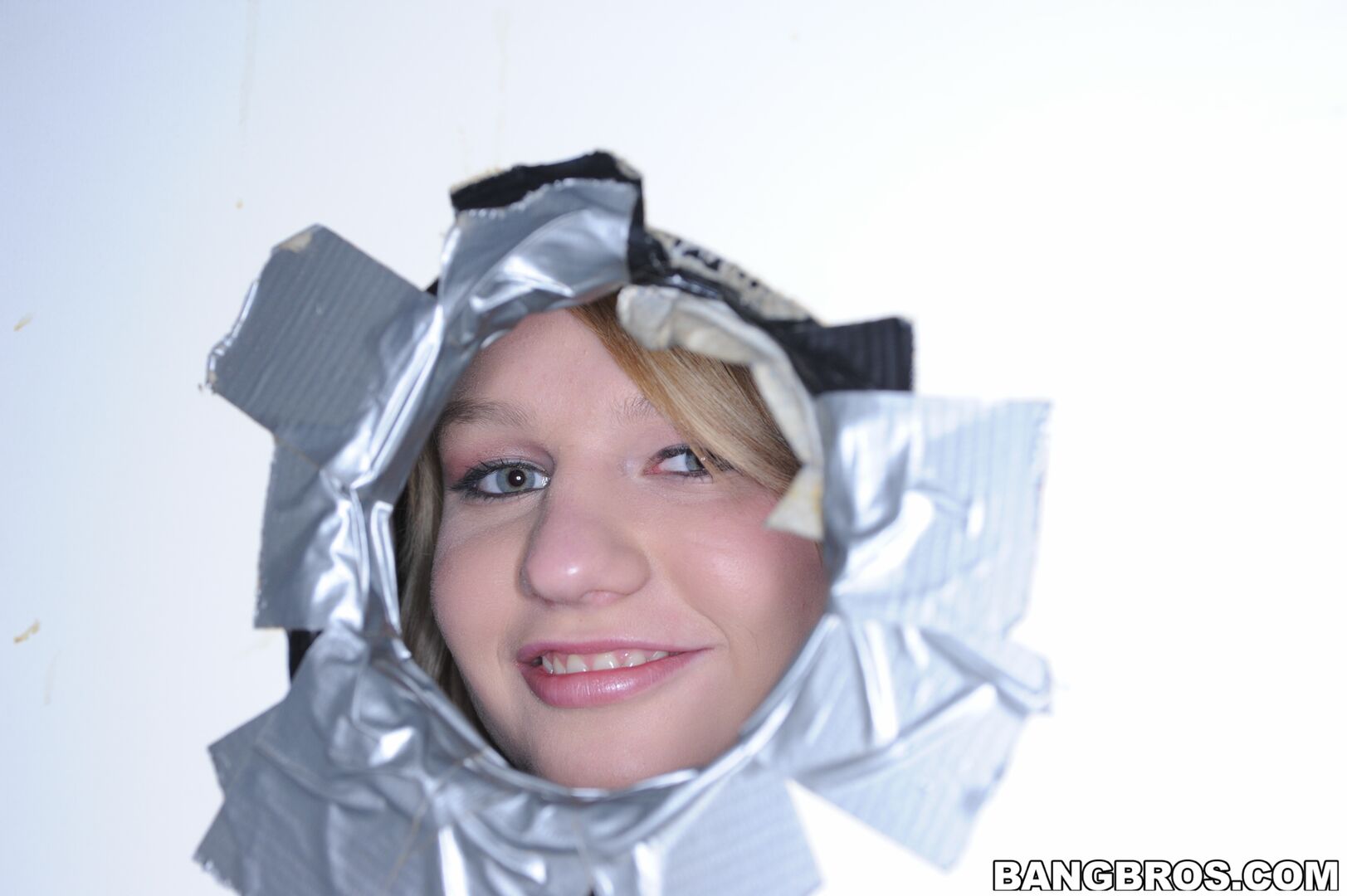 Her first gloryhole sucking and fucking