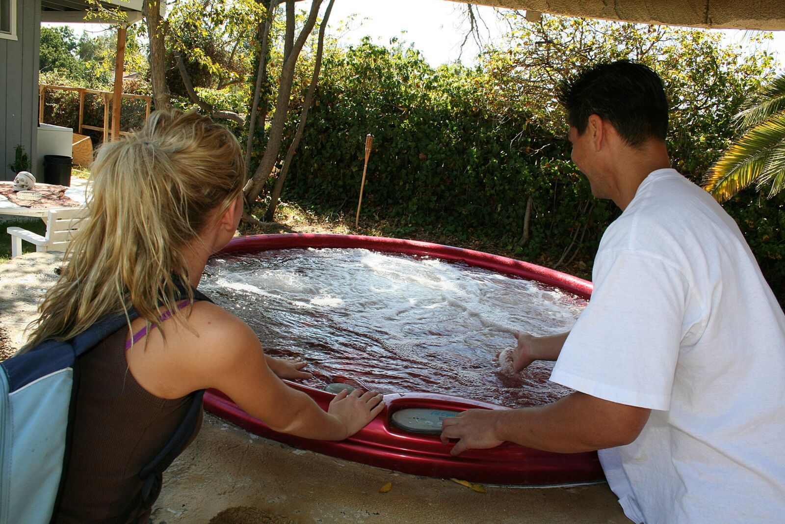 Madison Scott Gets A Facial In The Hot Tub