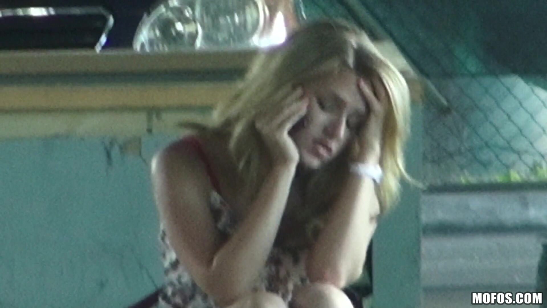 Blonde Gets Nailed on Camera