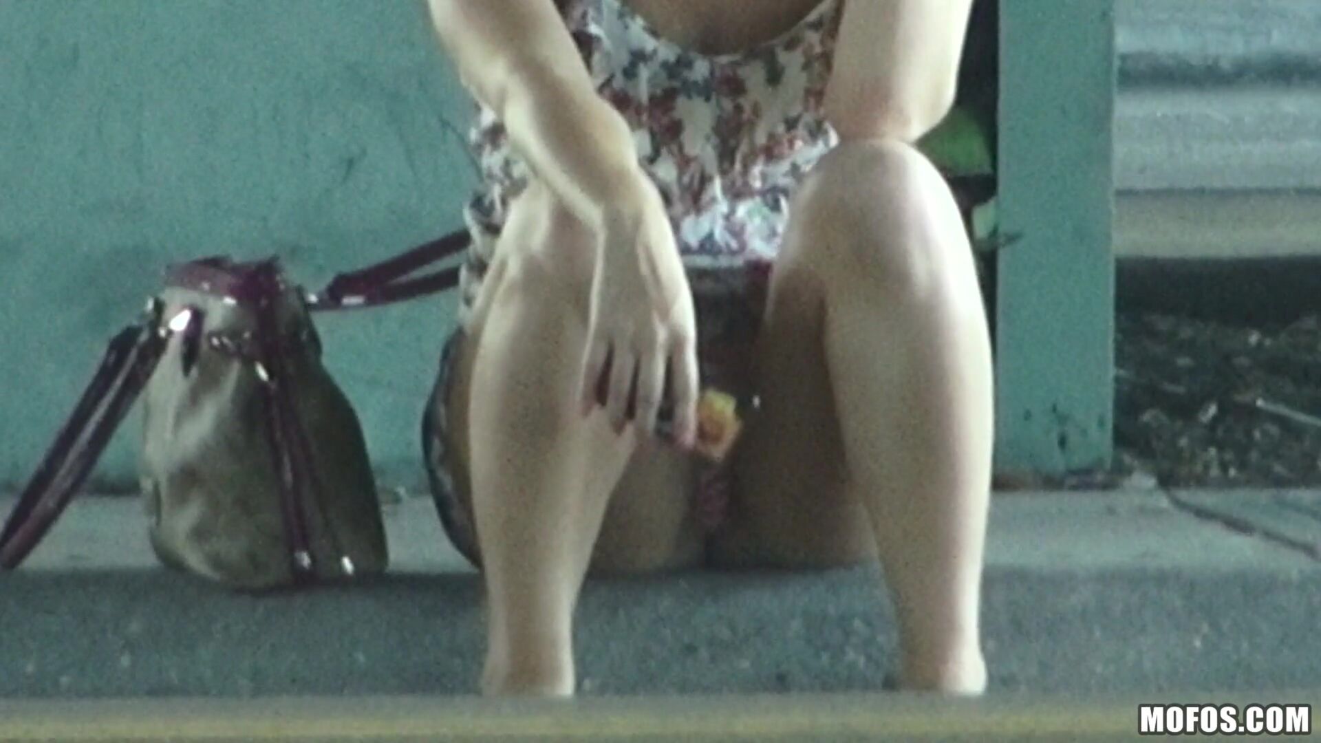 Blonde Gets Nailed on Camera