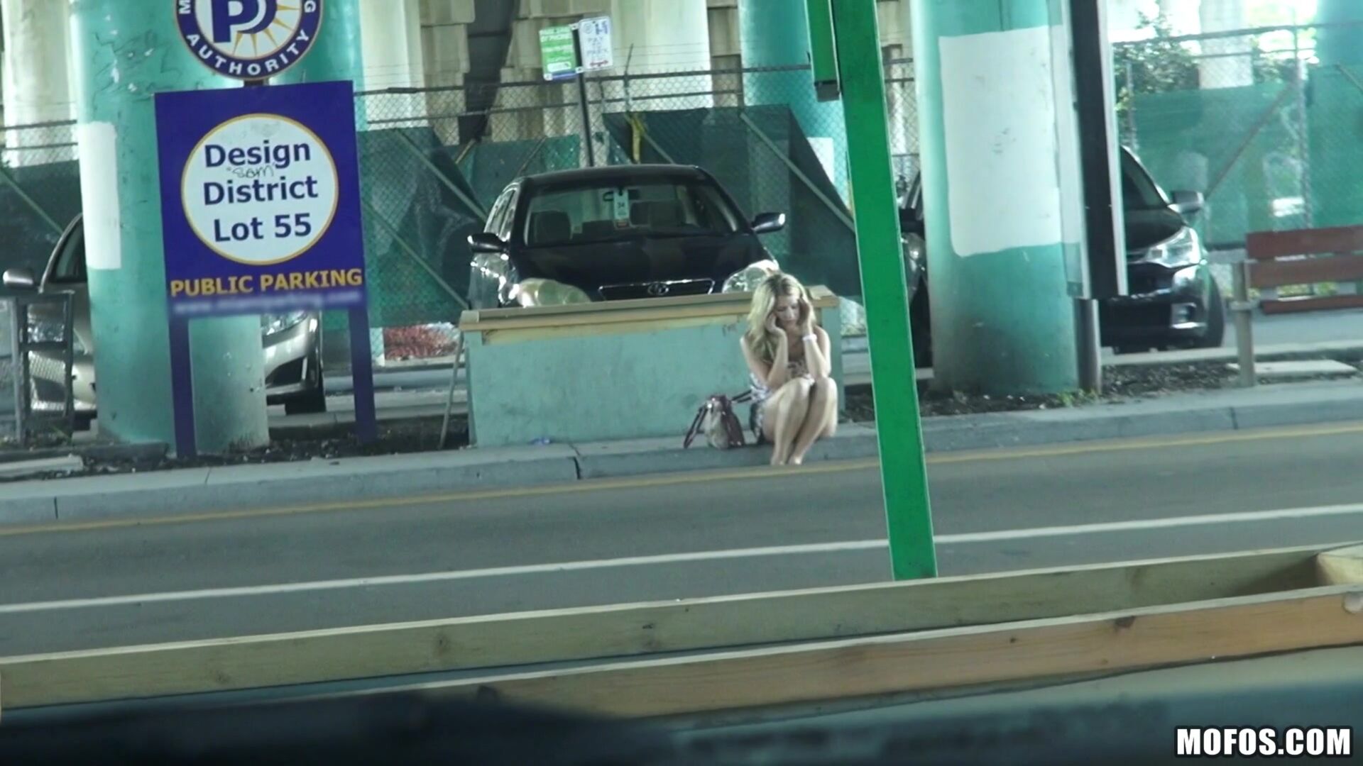 Blonde Gets Nailed on Camera