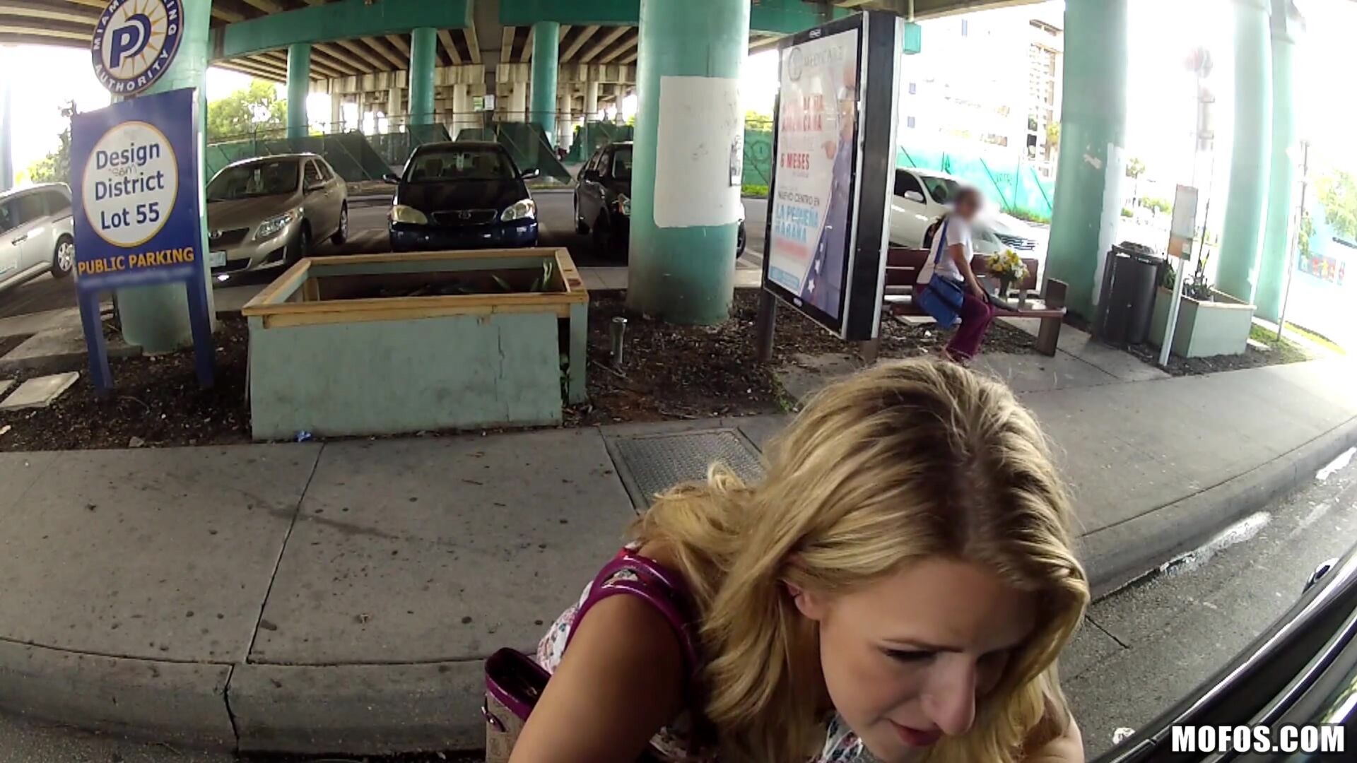 Blonde Gets Nailed on Camera
