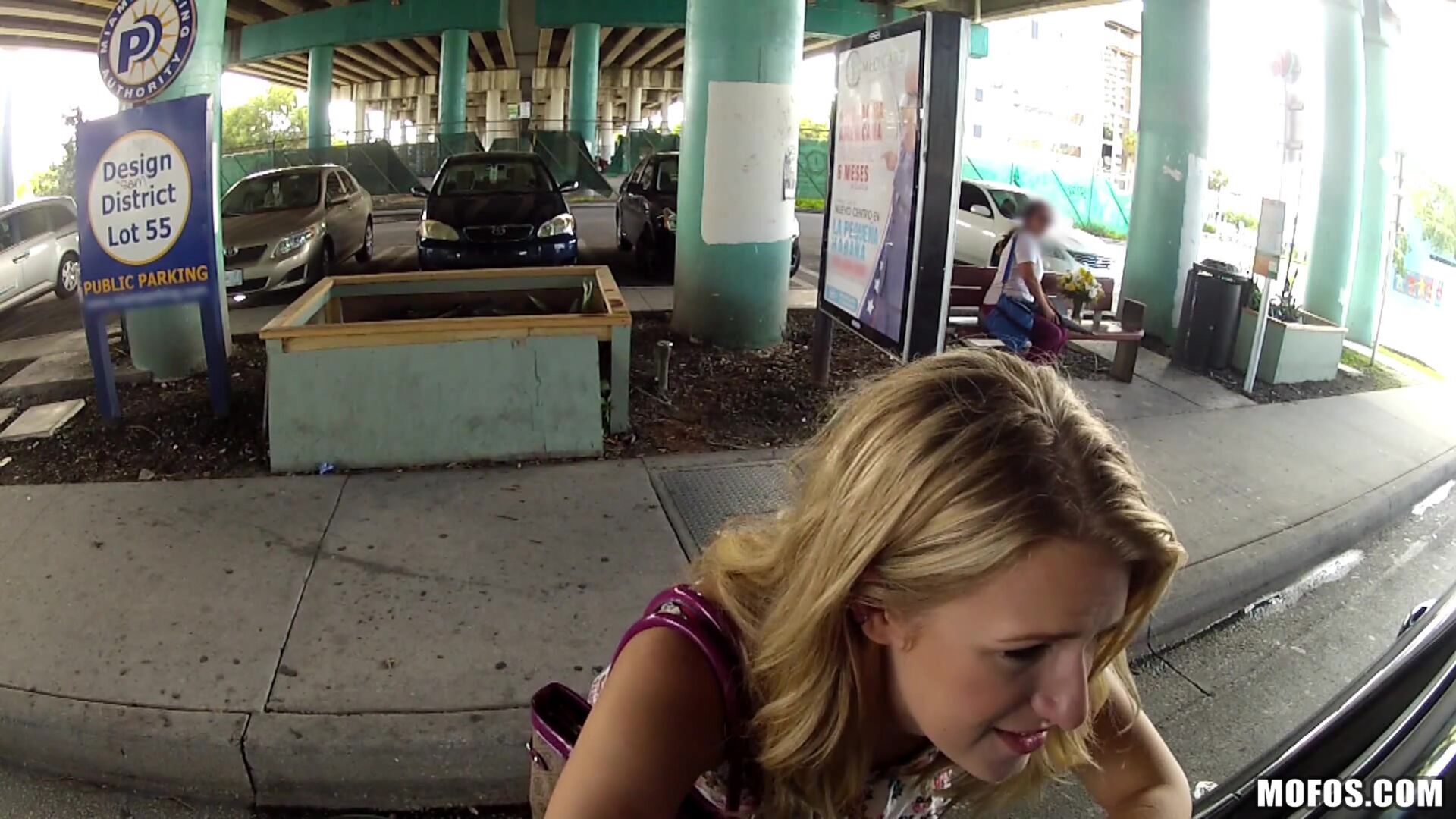 Blonde Gets Nailed on Camera