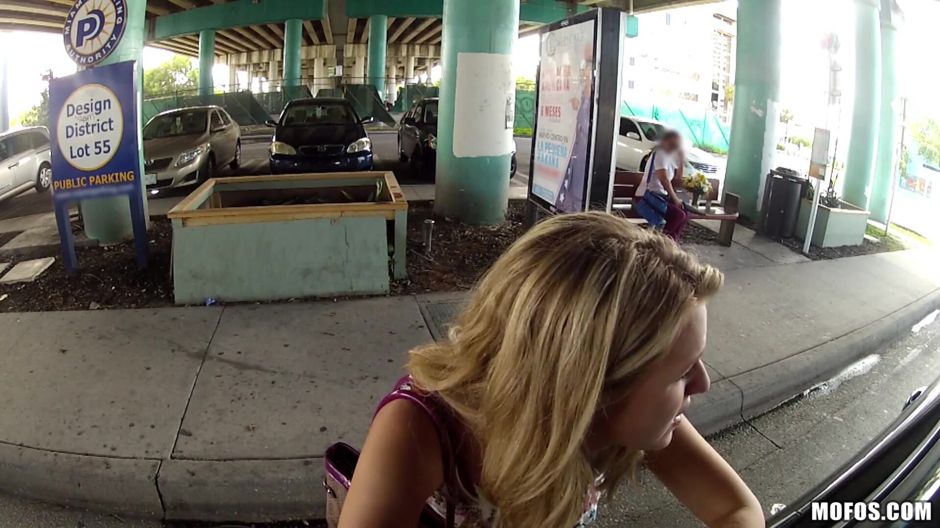 Blonde Gets Nailed on Camera