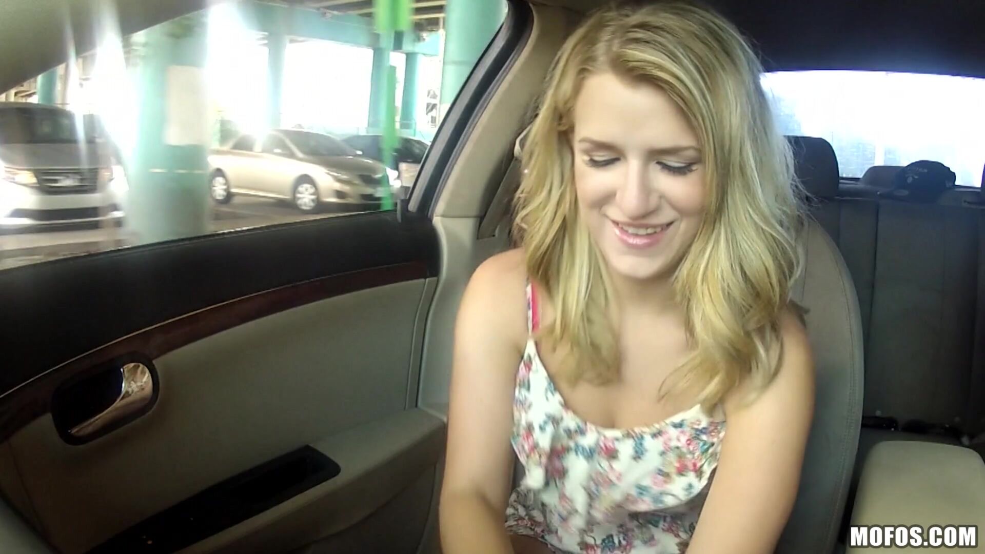 Blonde Gets Nailed on Camera
