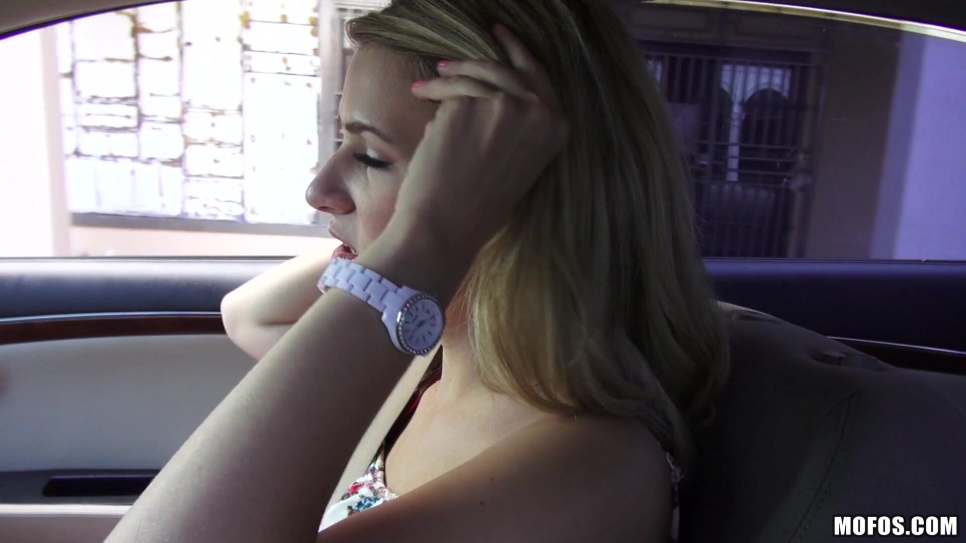 Blonde Gets Nailed on Camera