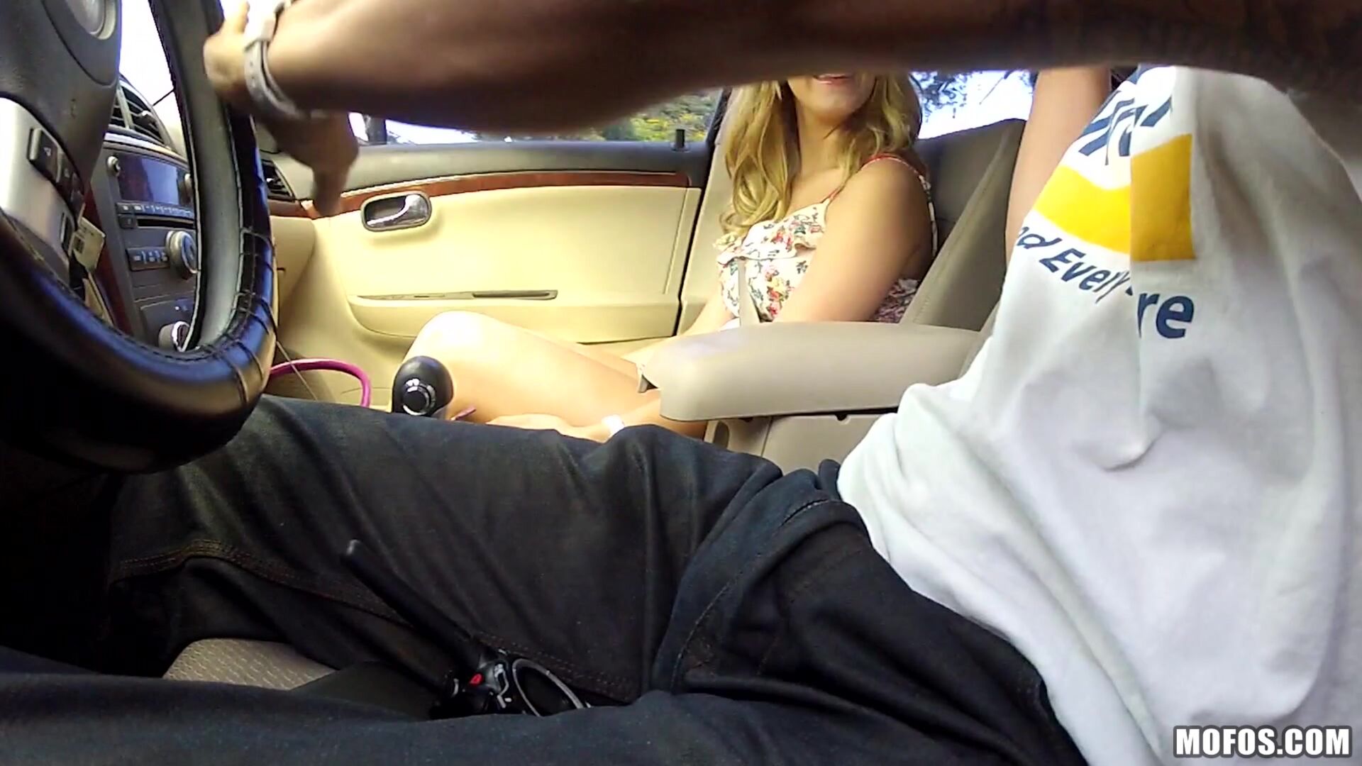 Blonde Gets Nailed on Camera