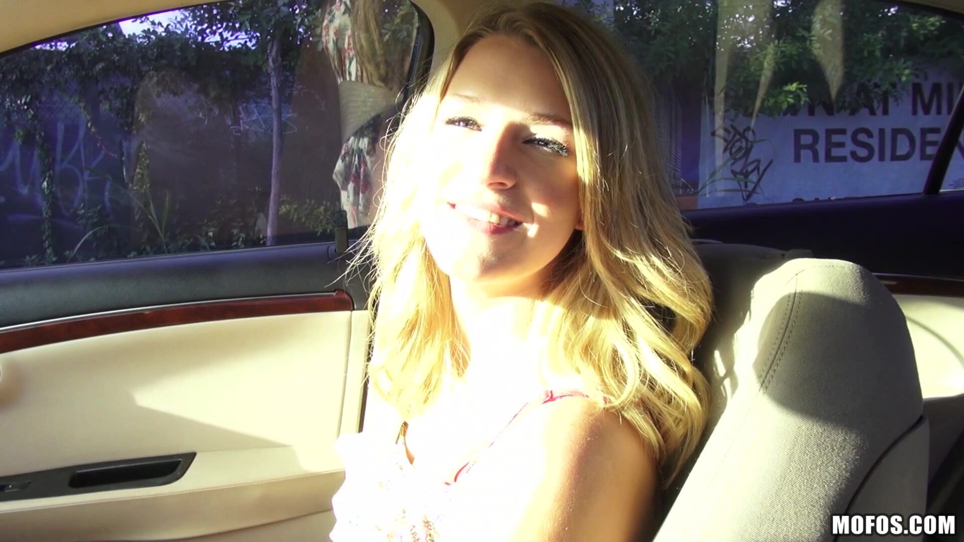 Blonde Gets Nailed on Camera