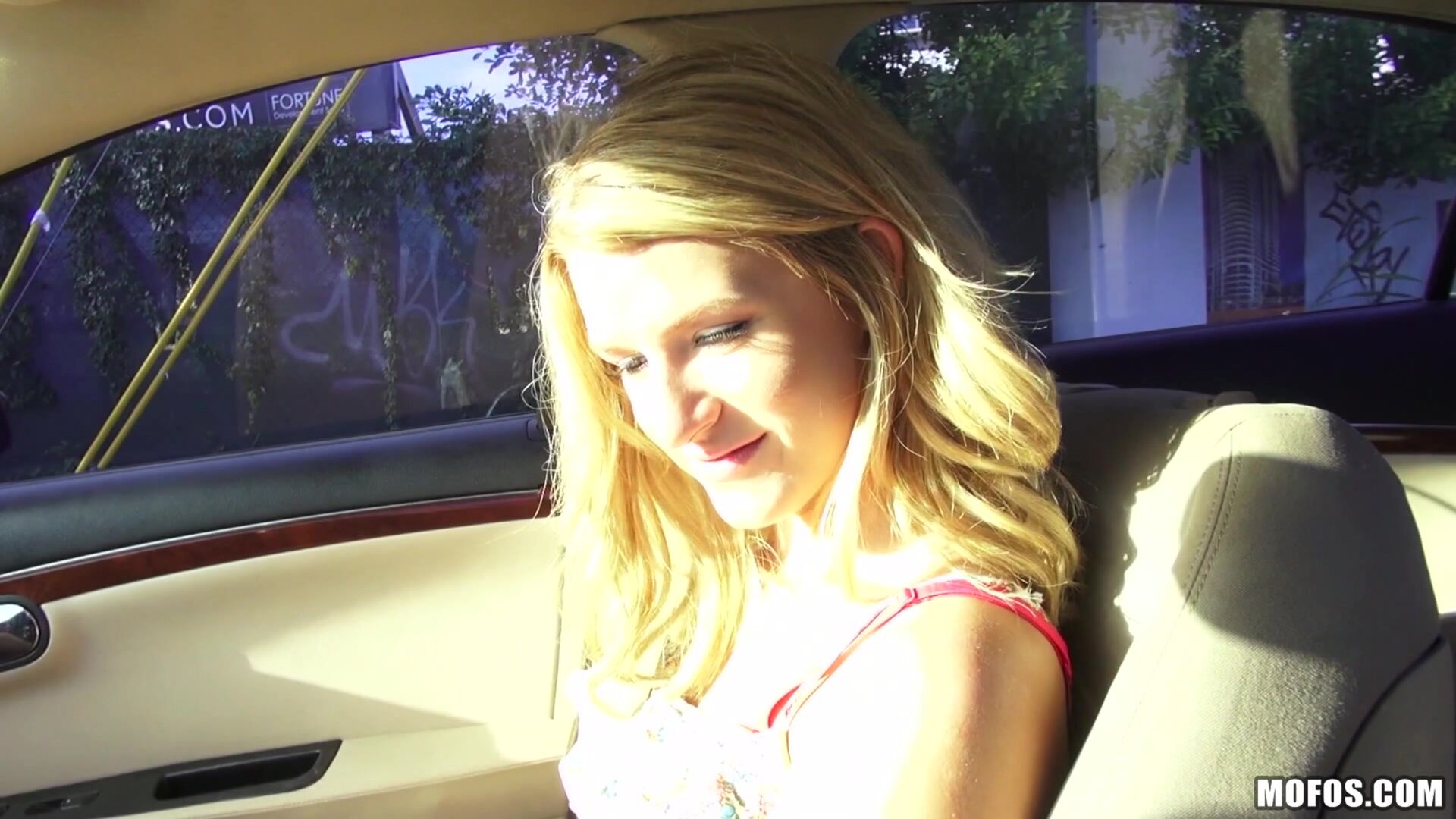 Blonde Gets Nailed on Camera