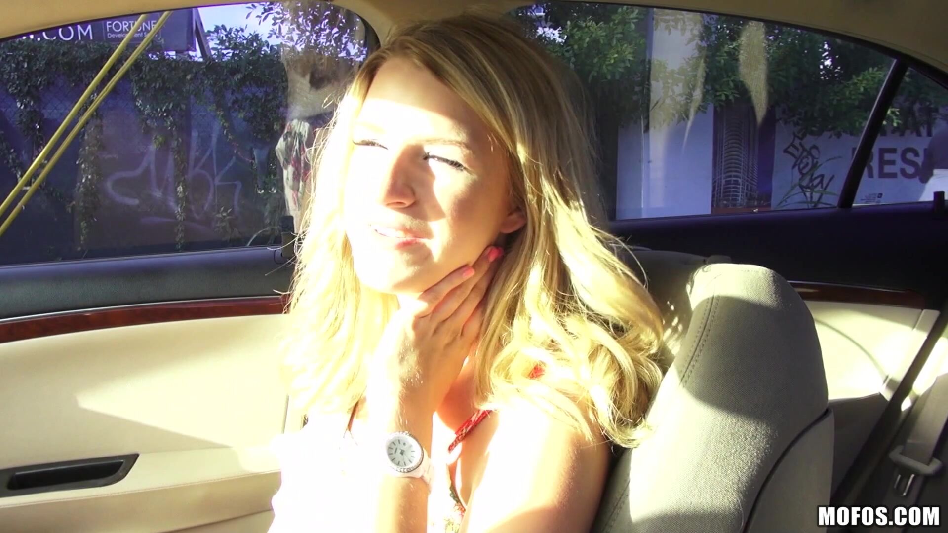 Blonde Gets Nailed on Camera