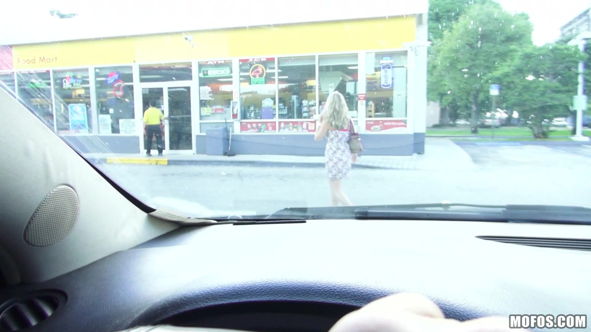 Blonde Gets Nailed on Camera