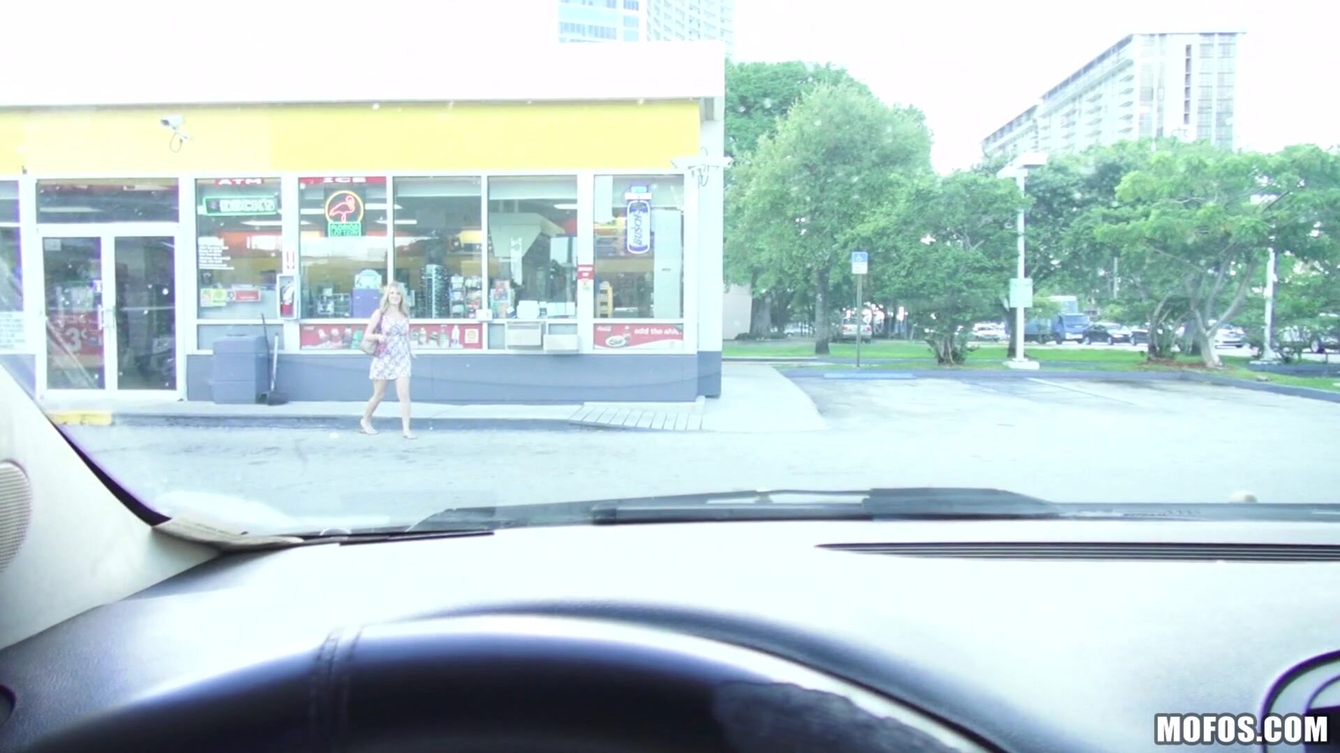 Blonde Gets Nailed on Camera