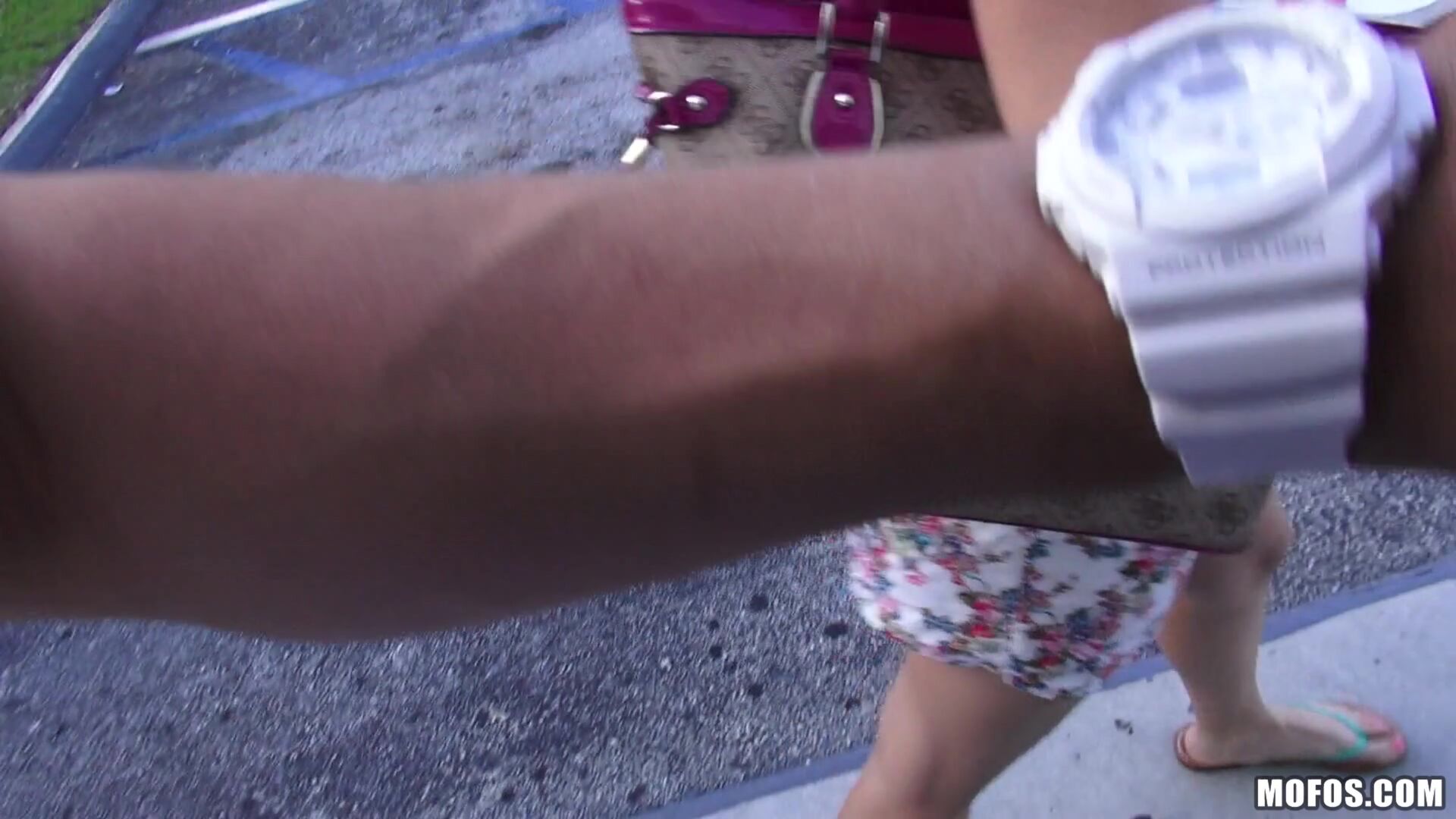 Blonde Gets Nailed on Camera
