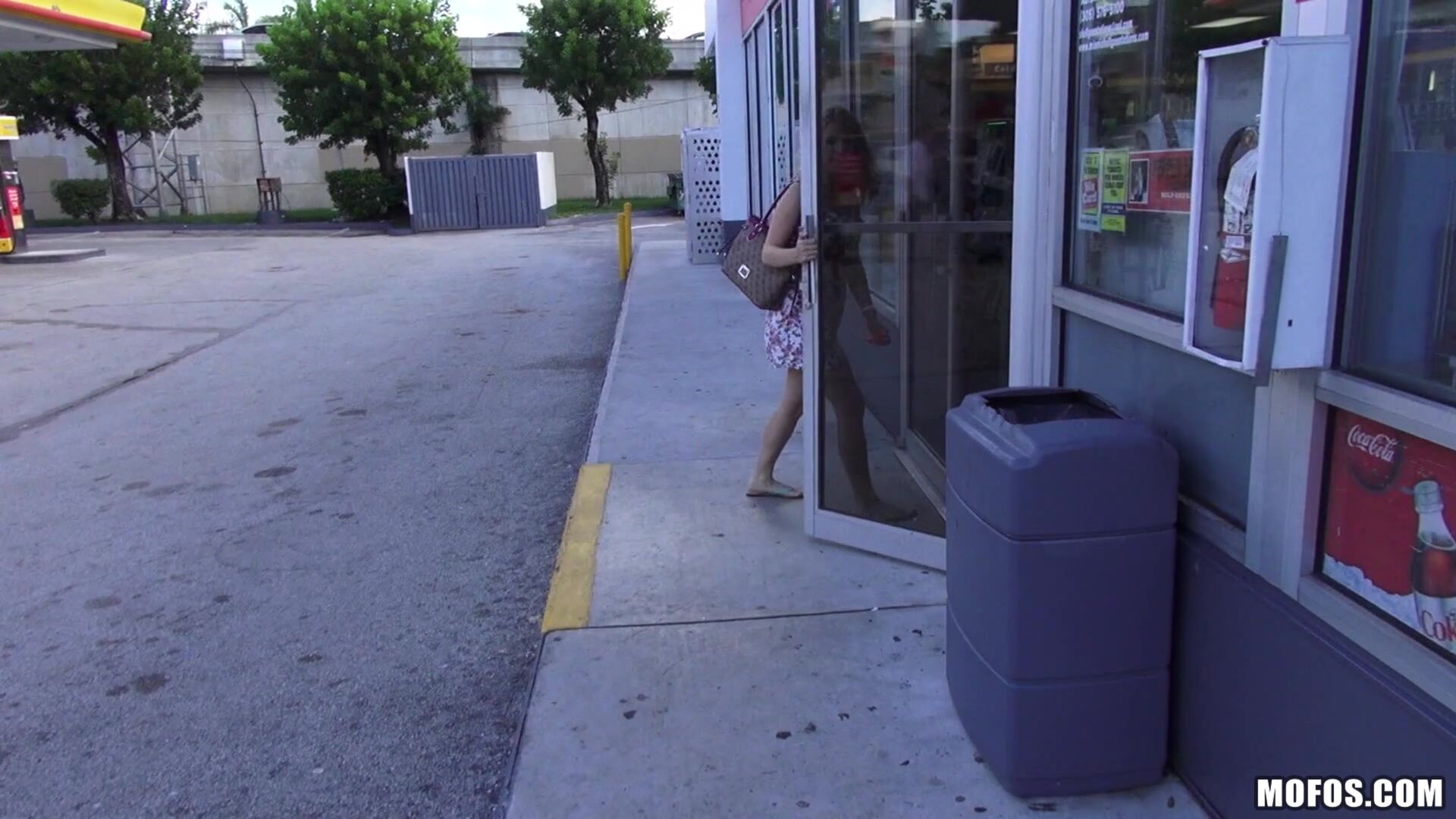 Blonde Gets Nailed on Camera