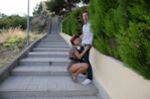 Czech gets fucked in public