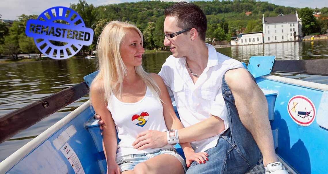 Sara enjoys a romantic boat trip