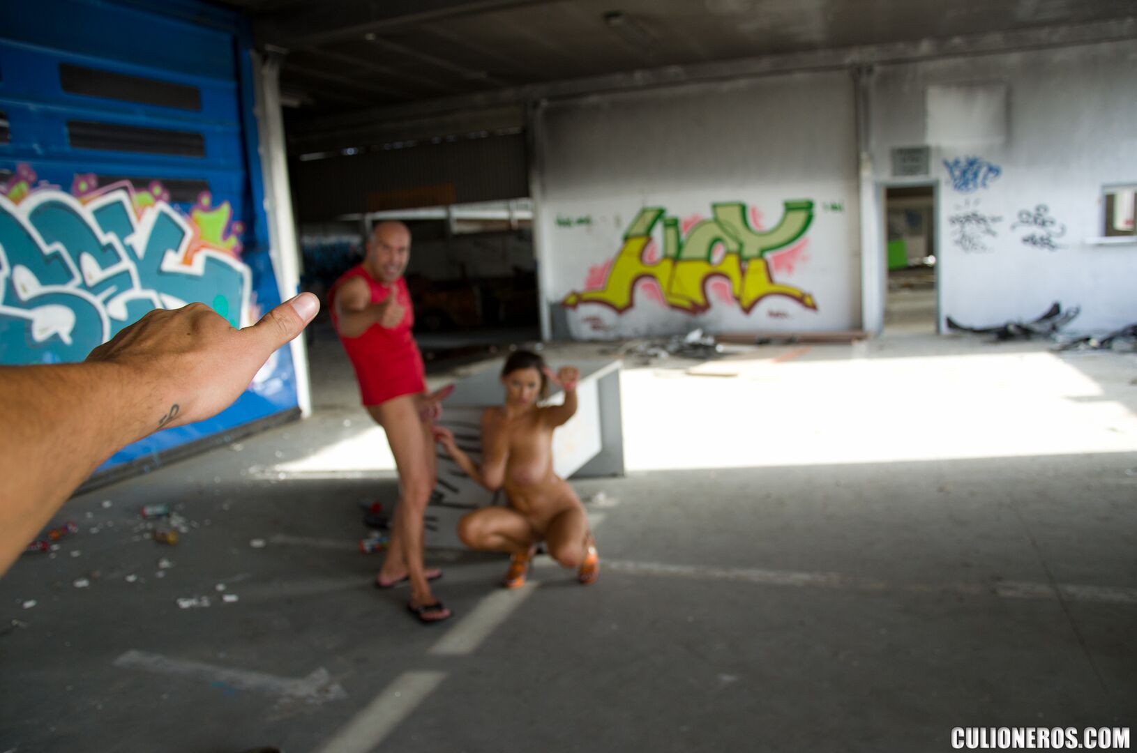 Fucked hard in public