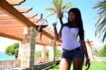 Sexy Spanish girl fucked by the road