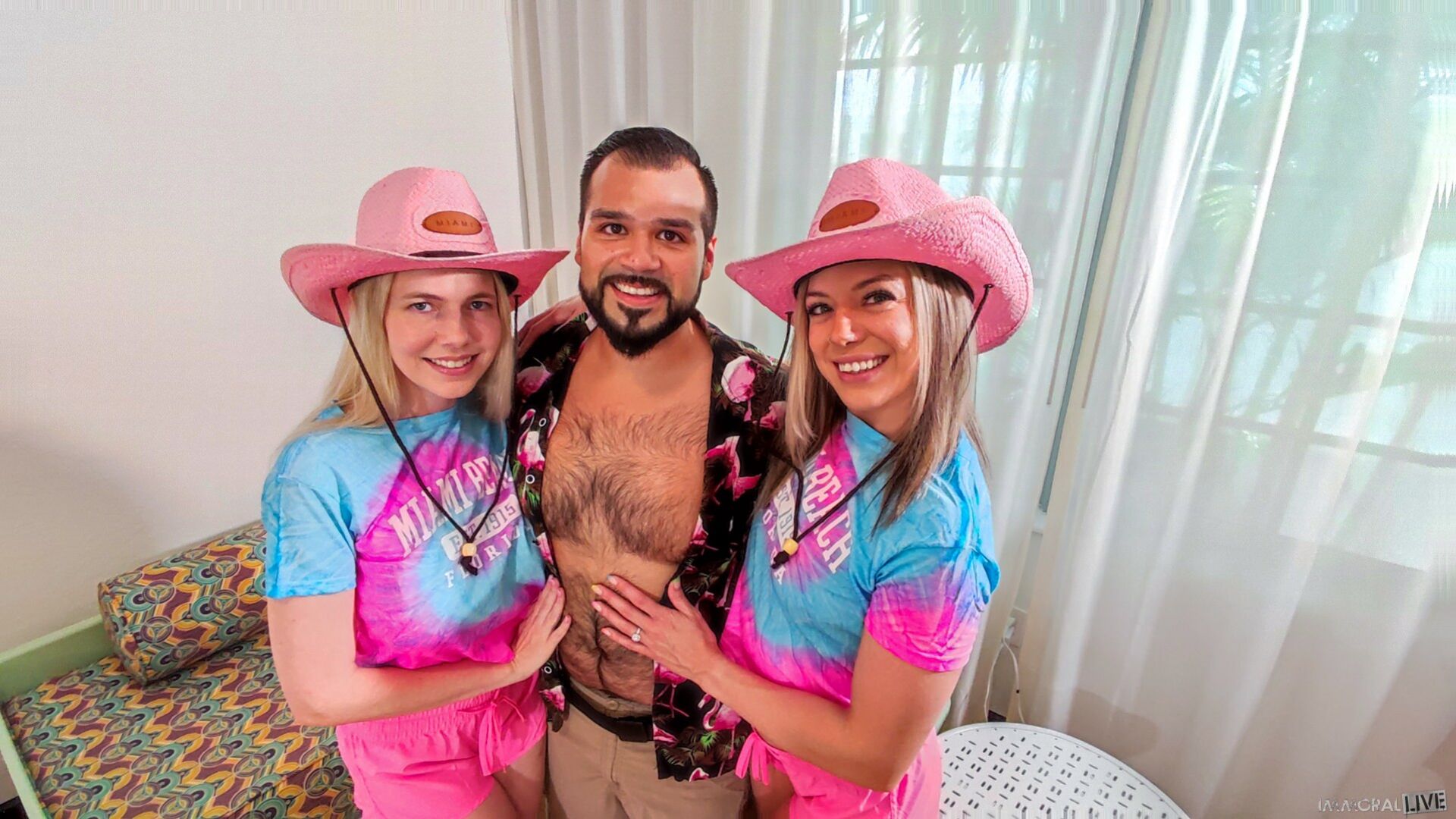 Latino Lover Don Wins Anal Sex w Bubble Butt Baddies