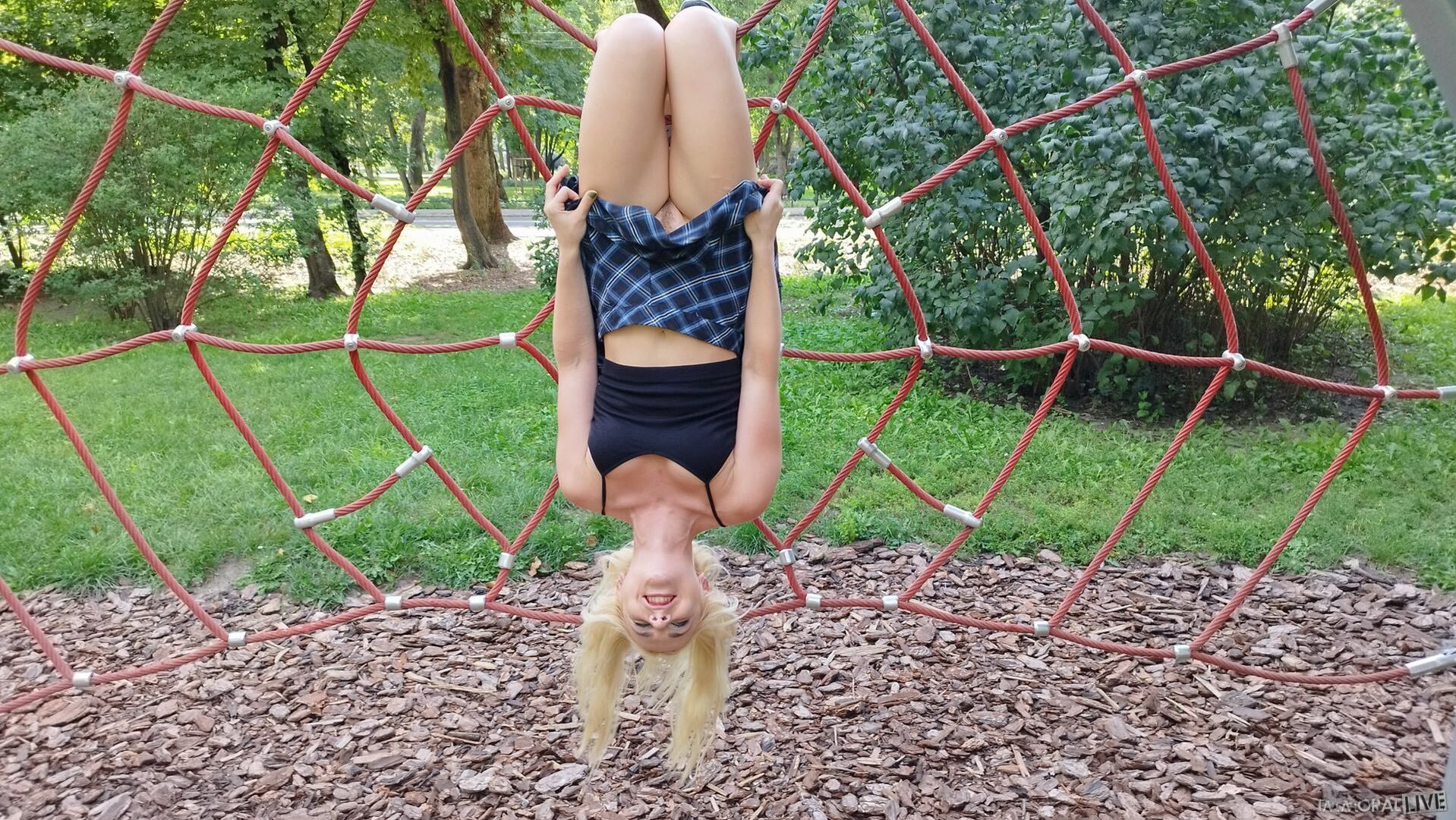 Ellie Shou - Tiny Blonde Gets Naked In Public & Cum Inside Her
