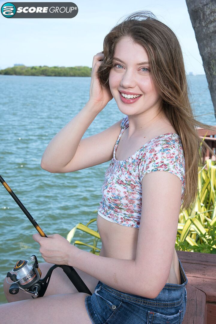 Tall Teen Elena Koshka Goes Fishin' for an Orgasm