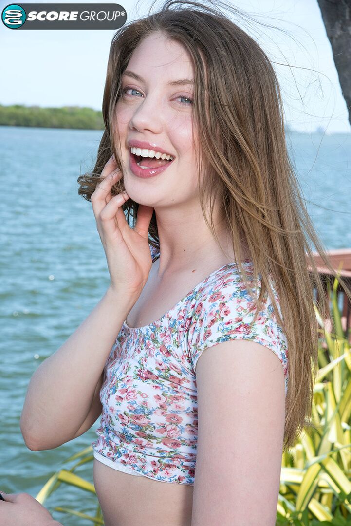 Tall Teen Elena Koshka Goes Fishin' for an Orgasm