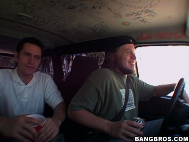 Threesome On The BangBus