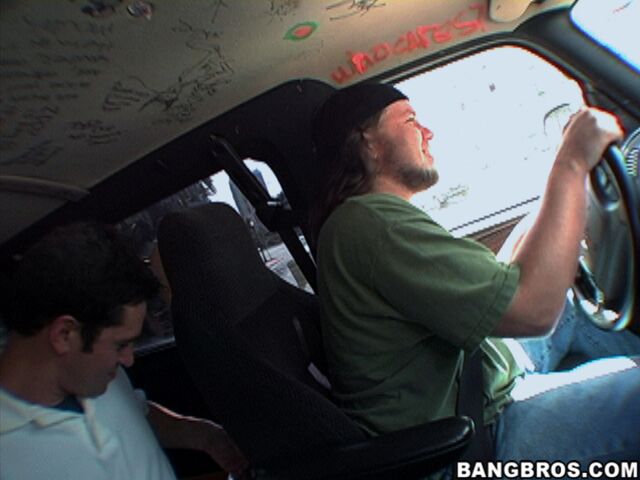 Threesome On The BangBus