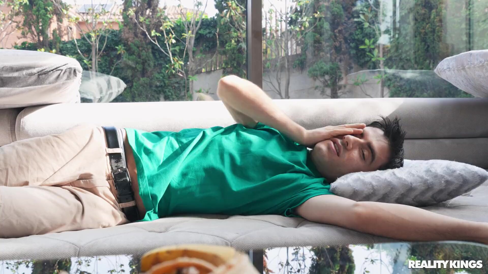 Lazy Stepson Gets Chores Done