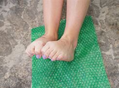 Having Fun With Bubble Wrap