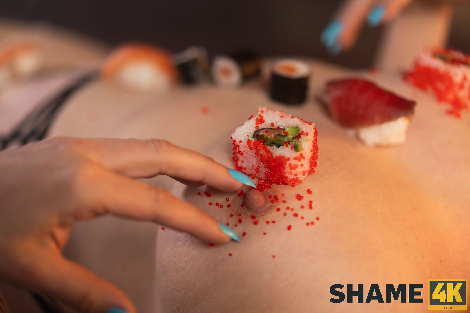 Nyotaimori Means Fuck Me Harder for Sushi Odalisque