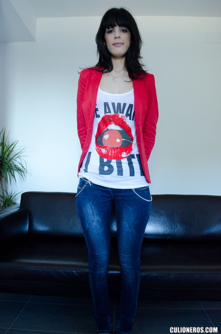 Slim girl comes in for a casting