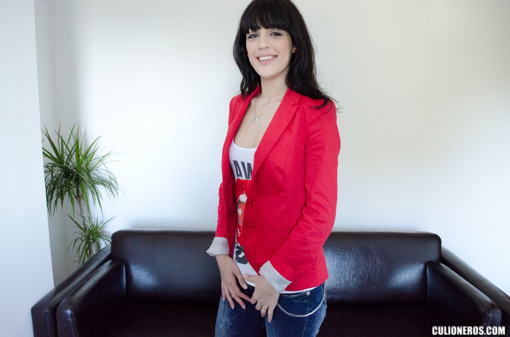 Slim girl comes in for a casting
