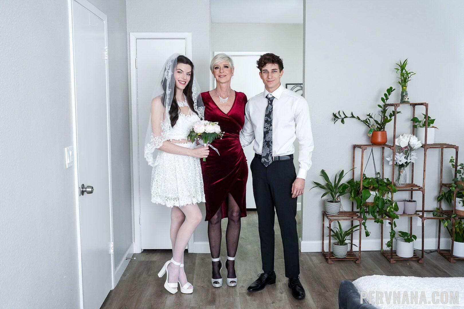 Wedding Night Threesome