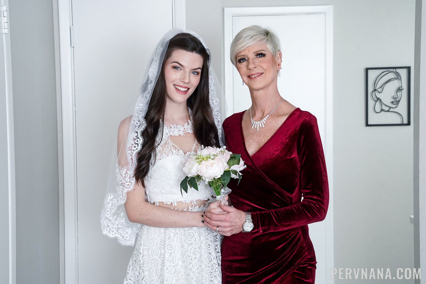 Wedding Night Threesome