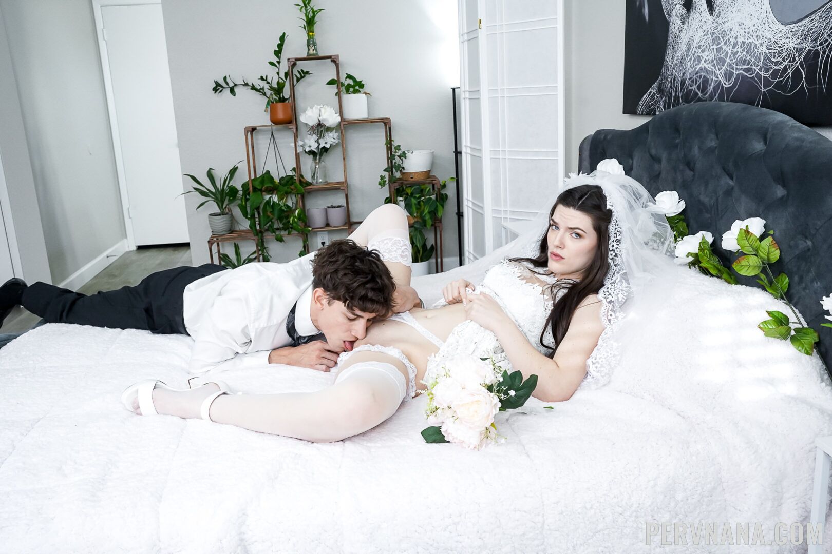 Wedding Night Threesome