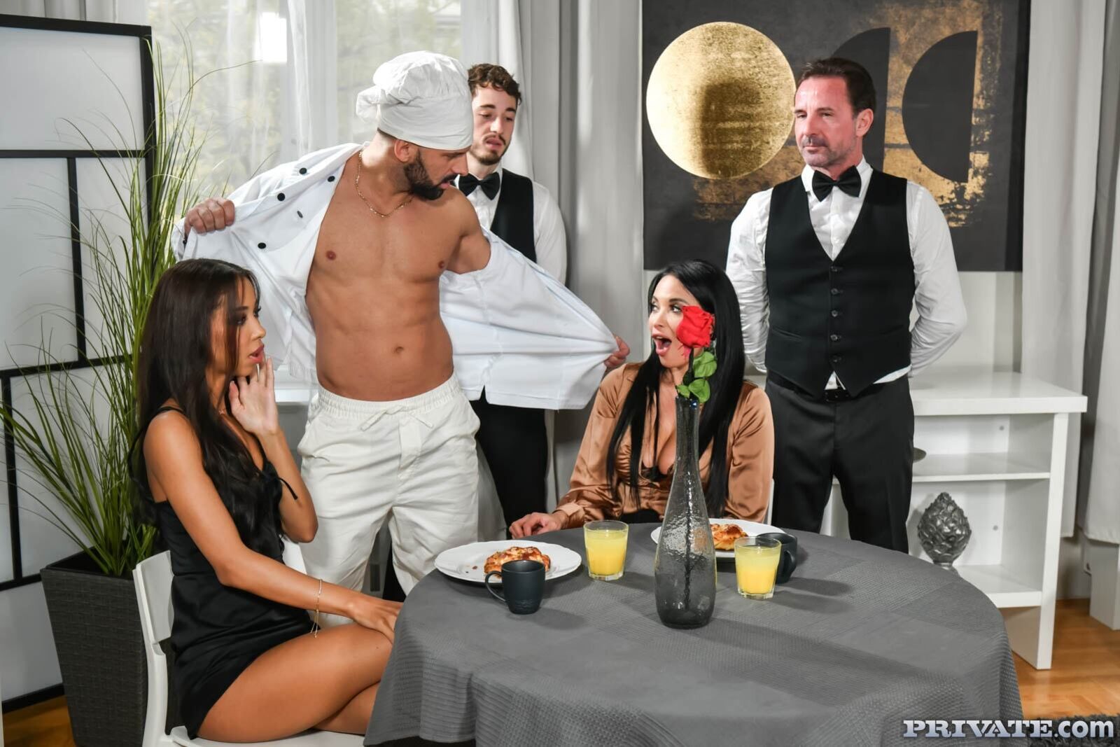 Anissa Kate Enjoys Anal and DP in an Orgy with Lia Lin