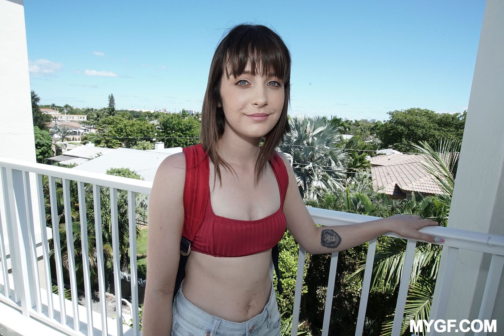 Fucked On The Balcony