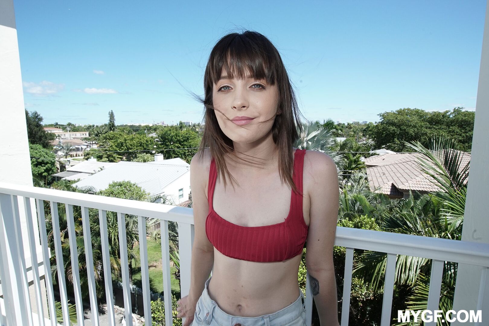 Fucked On The Balcony