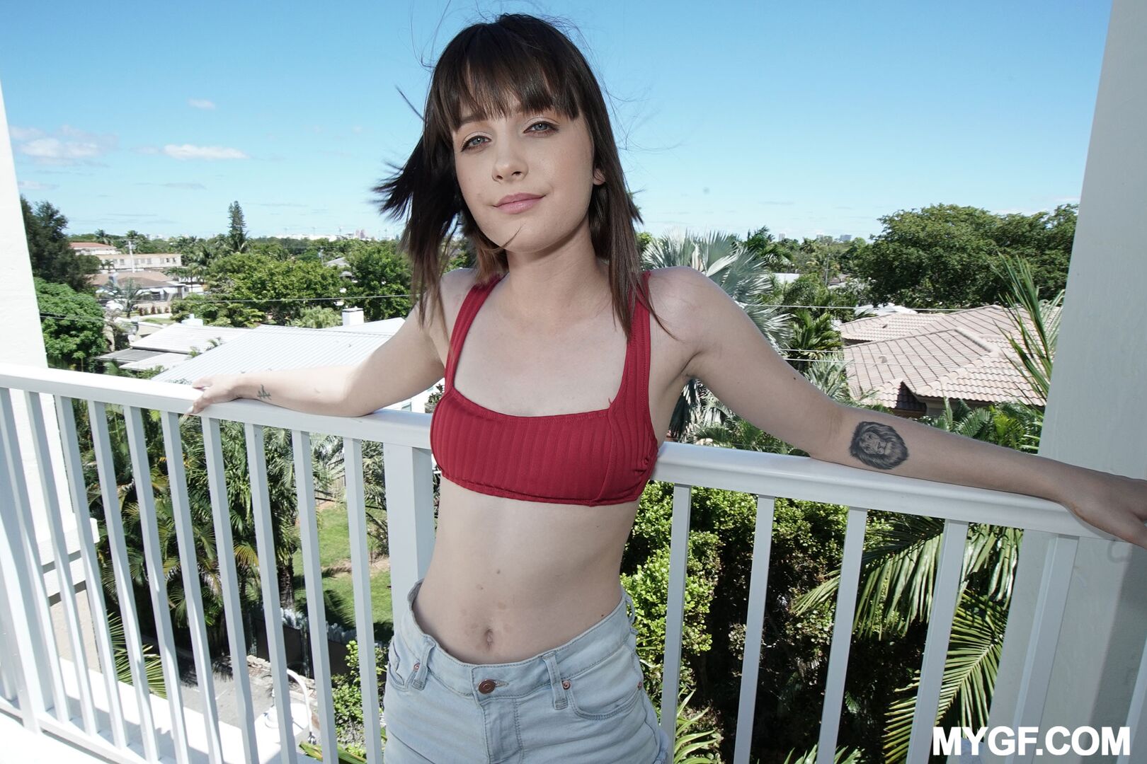Fucked On The Balcony