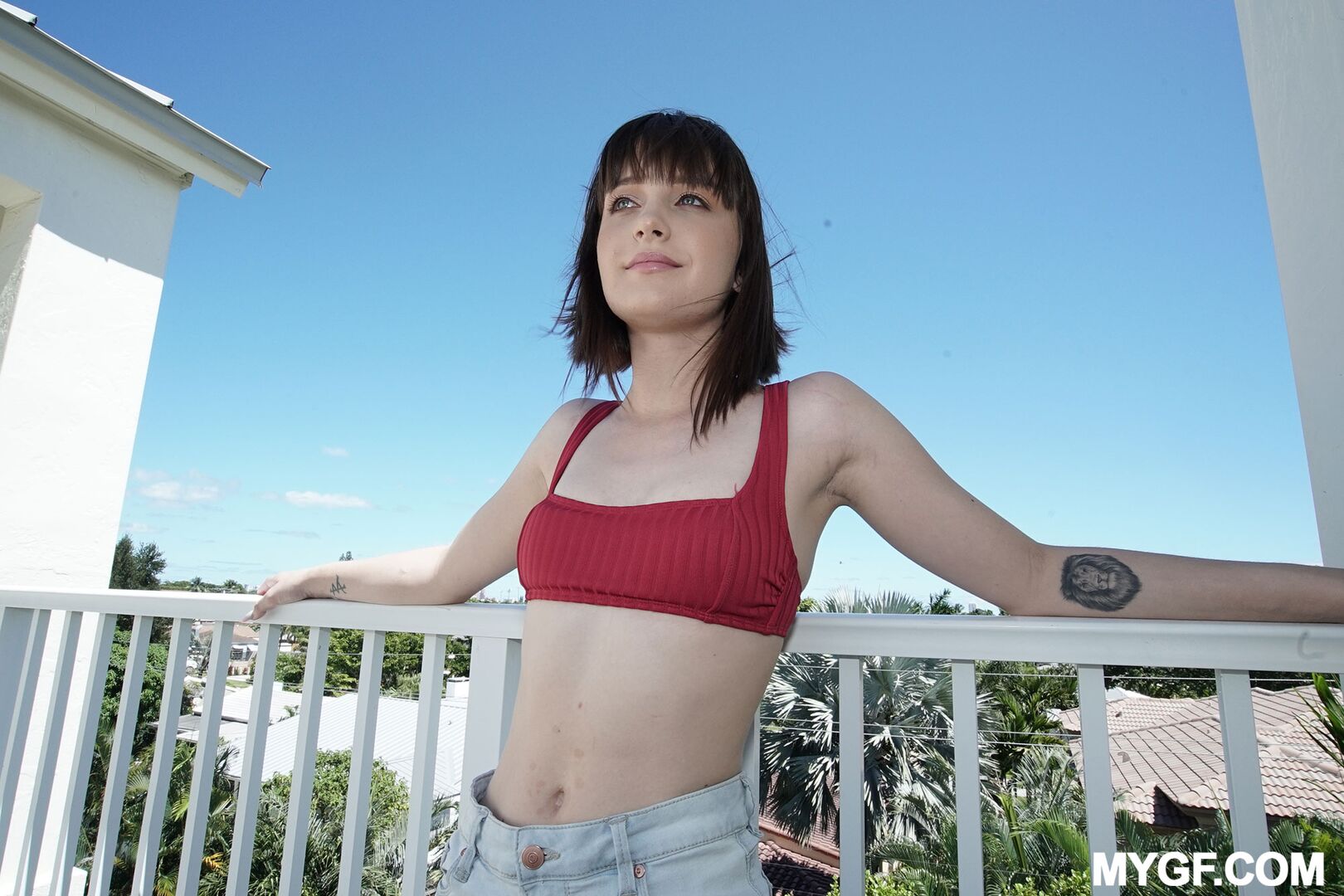 Fucked On The Balcony