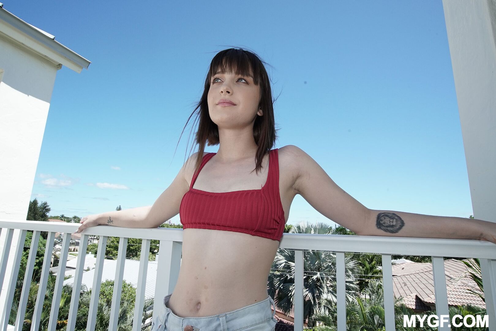 Fucked On The Balcony
