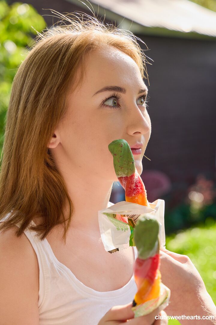 Wanna lick your ice cream
