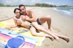 Skinny tourist fucked at the beach
