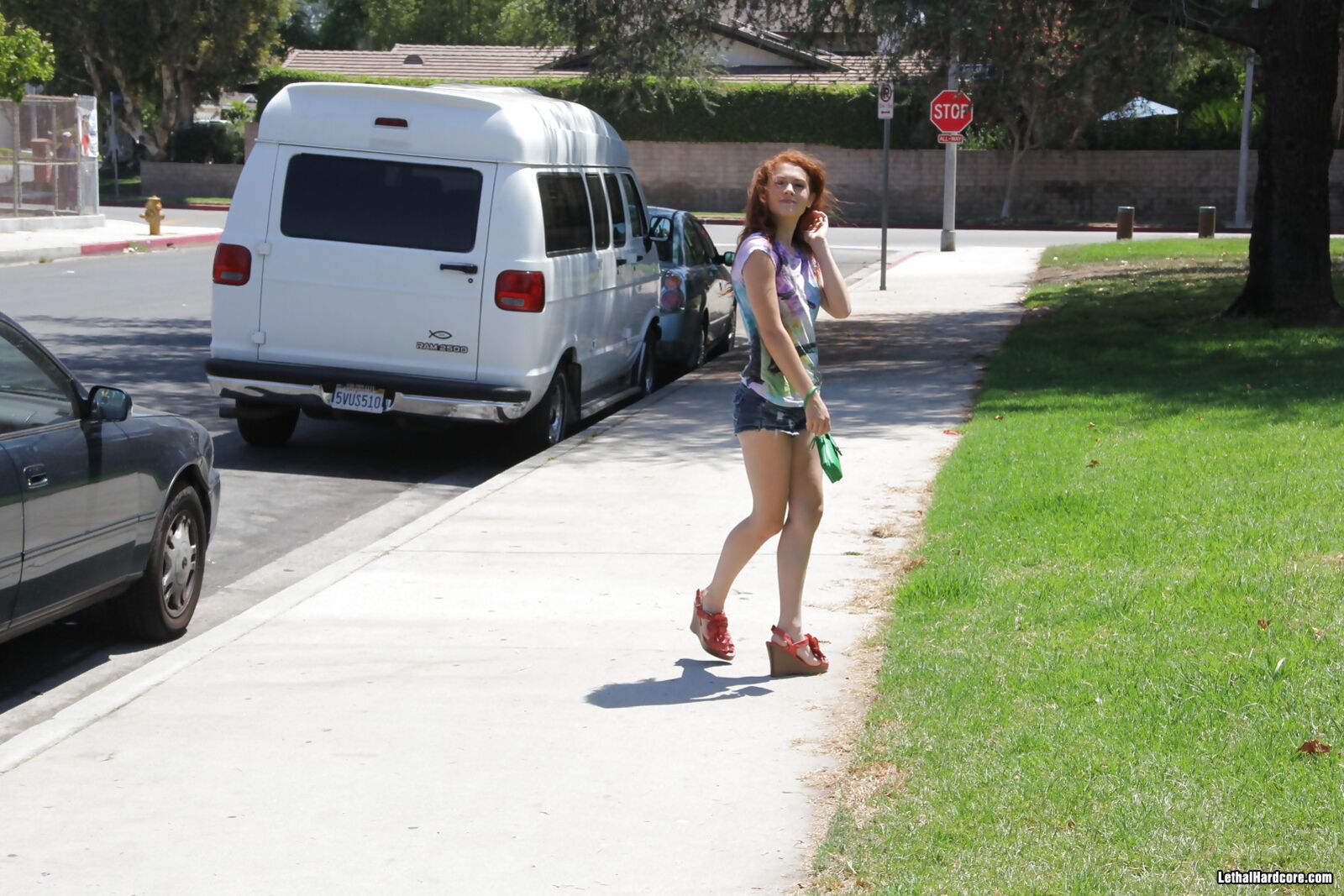 Petite Redheaded Teen Alice Green Gets Blacked Hard