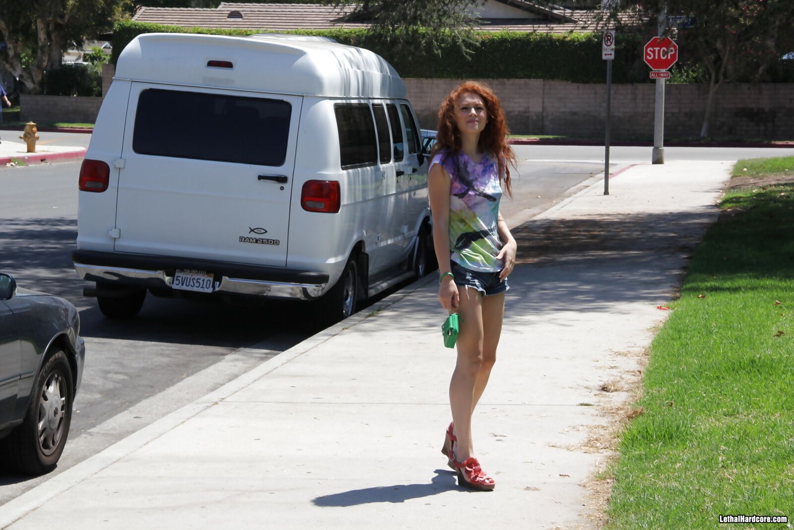 Petite Redheaded Teen Alice Green Gets Blacked Hard