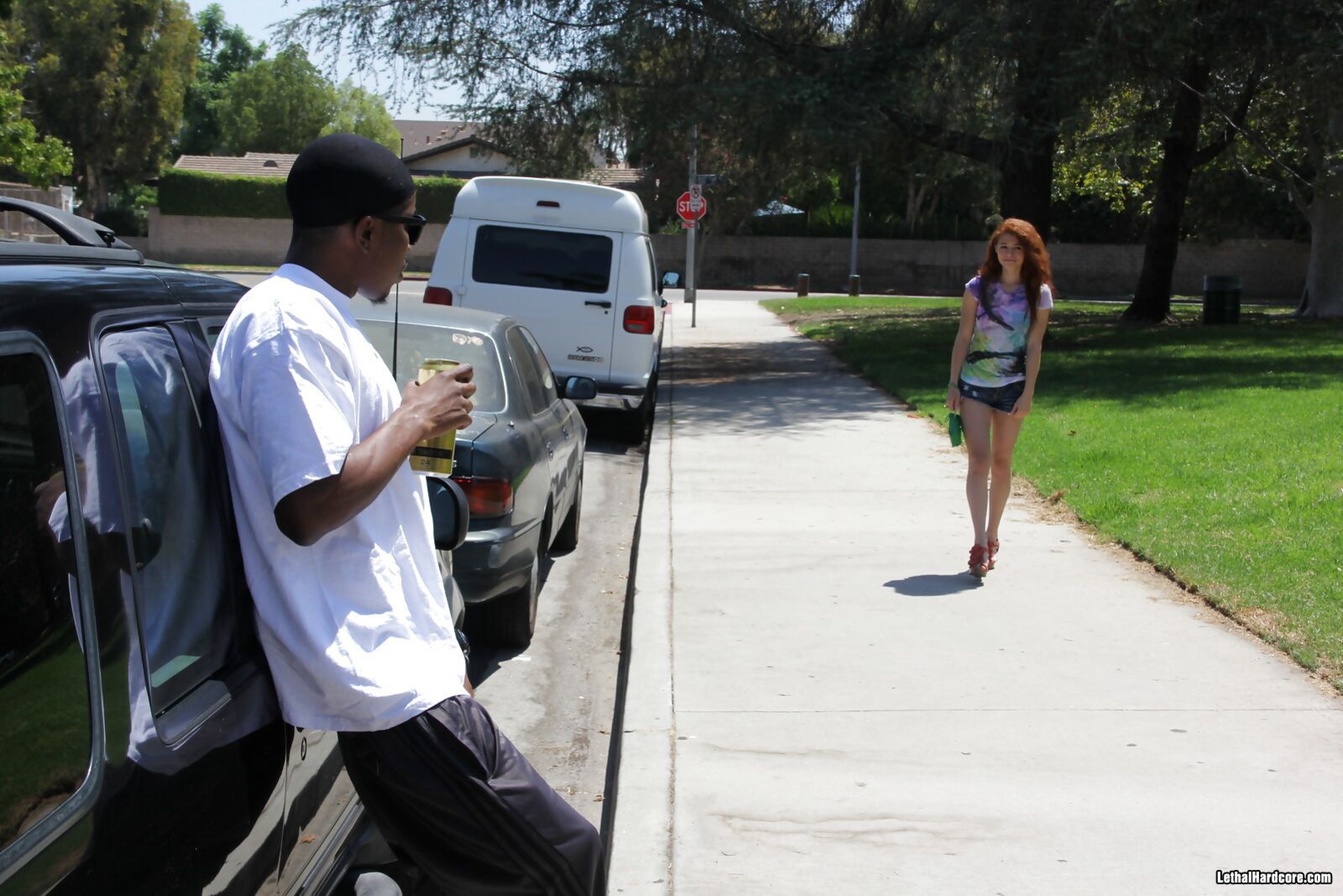 Petite Redheaded Teen Alice Green Gets Blacked Hard