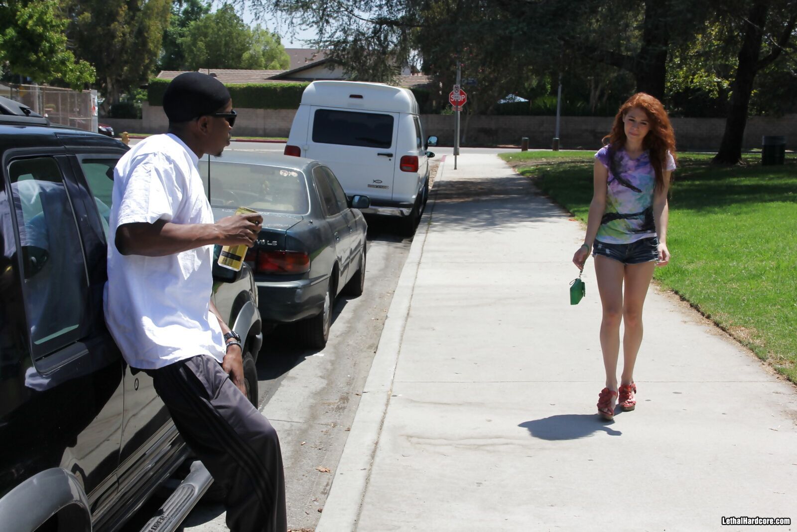 Petite Redheaded Teen Alice Green Gets Blacked Hard