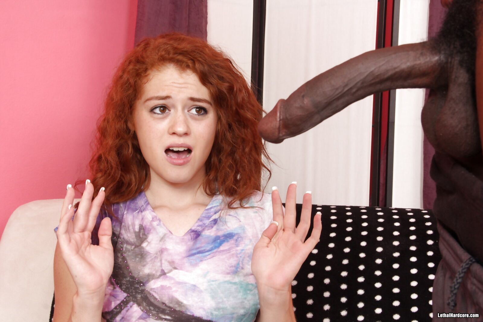 Petite Redheaded Teen Alice Green Gets Blacked Hard