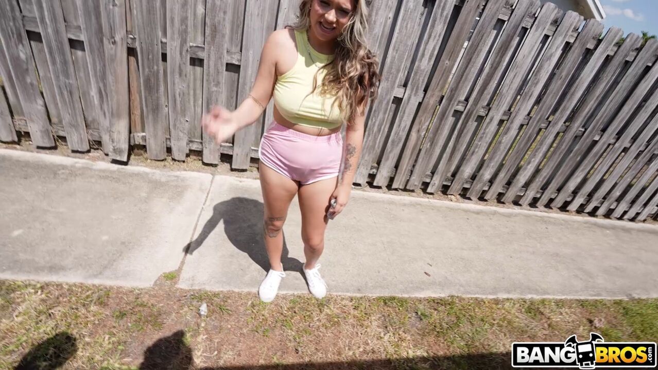 Kaia Is All Smiles All Tits